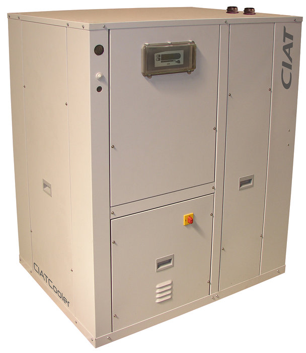 CIATCooler: новый модельный ряд реверсивных тепловых насосов и холодильных машин CIAT с передачей тепла от воздуха к воде для внутренней установки